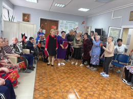 Ансамбль "Хорошее настроение" в пансионате Заклязьменский.